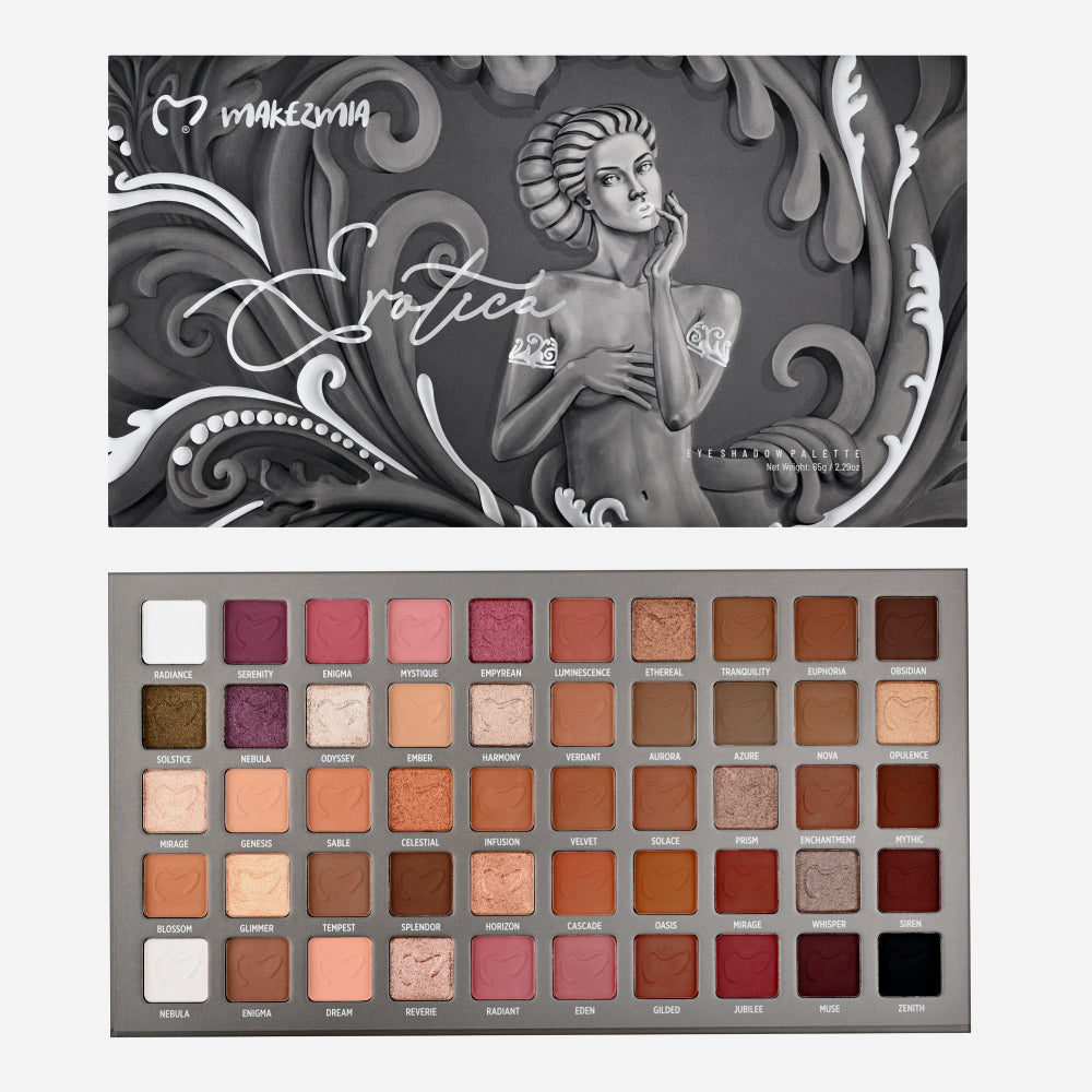 Makezmia Erotica Eyeshadow Palette packaging
