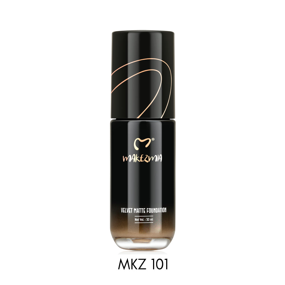 Makezmia Velvet Matt Foundation MKZ 101  (30ml)
