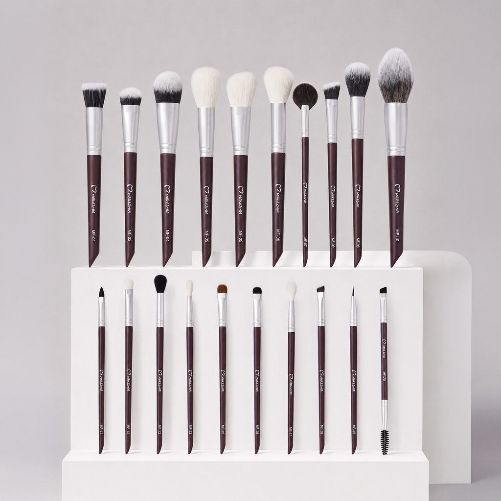 MAKEZMIA Face Edit 20 Brushes Makeup Set