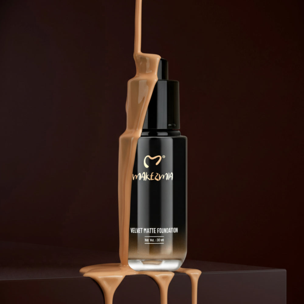 Makezmia Velvet Matt Foundation close up