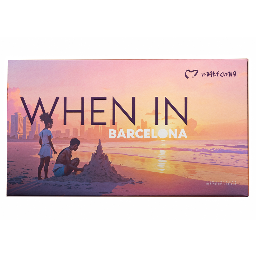 Makezmia WHEN IN BARCELONA - 8 Color Highlighter Palette