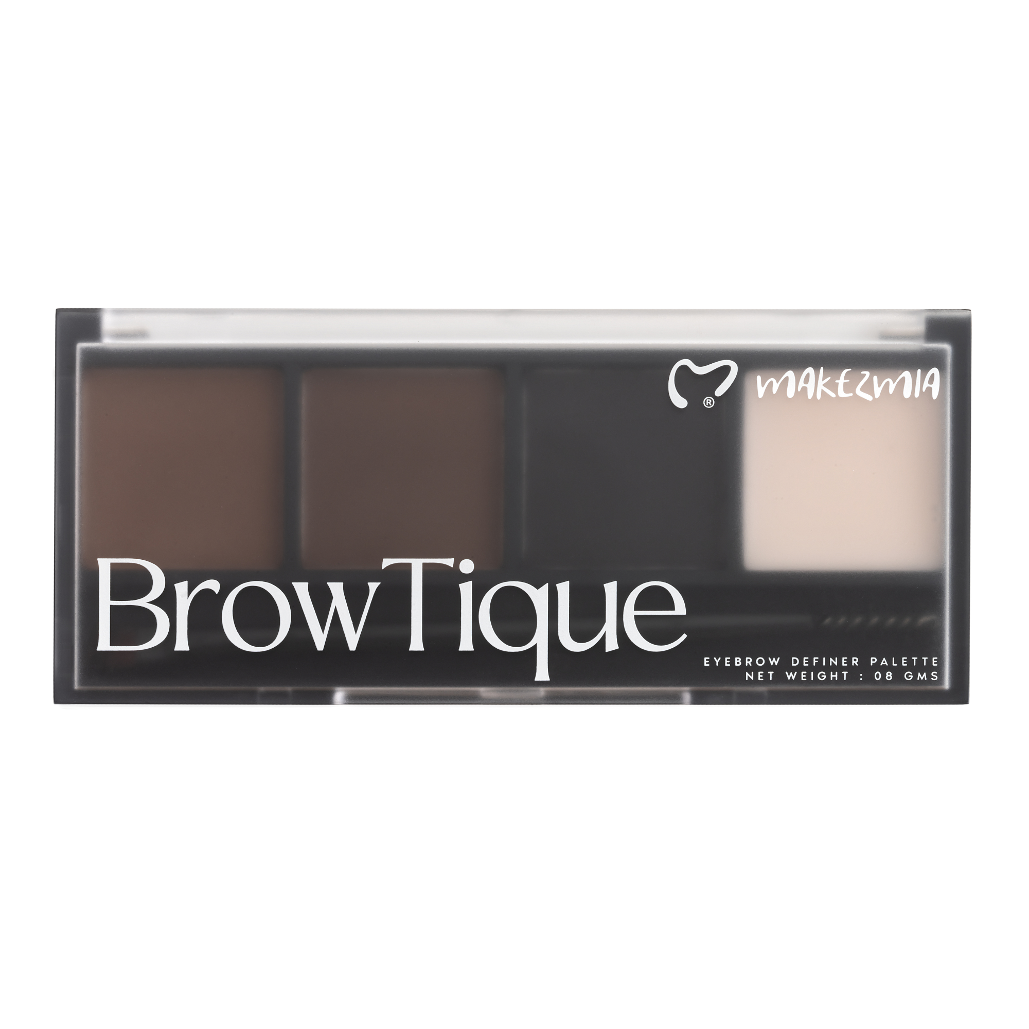 Makezmia BrowTique Eyebrow Definer Palette closed palette
