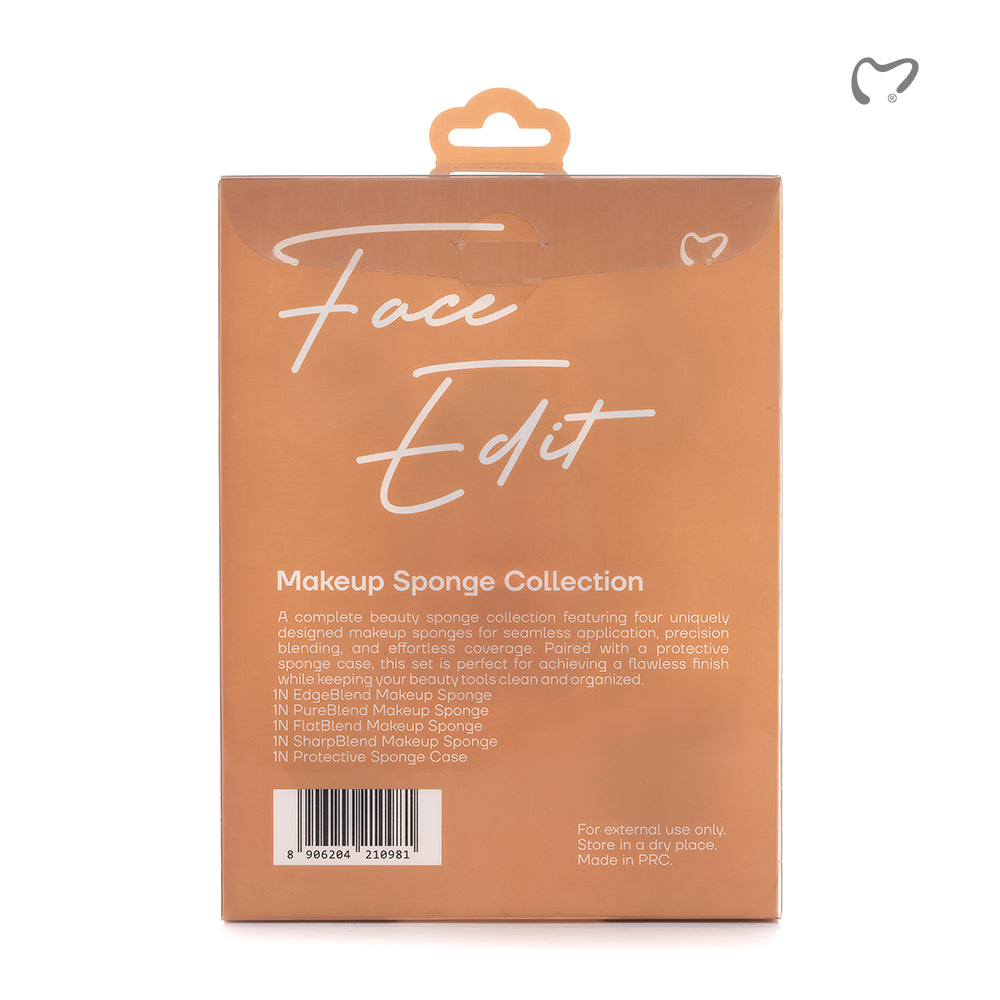 Makezmia Makeup Sponge Collection pack contents and care instructions