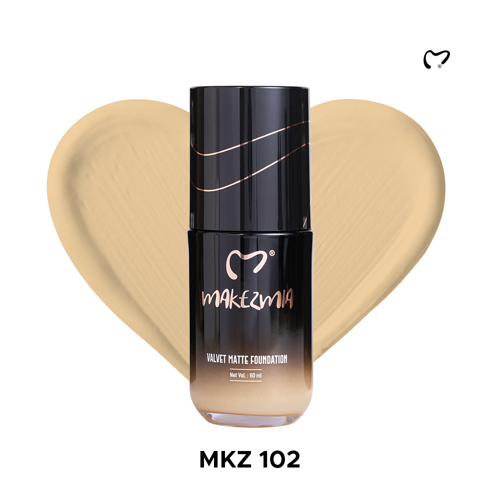 Makezmia Velvet Matt Foundation MKZ 102 (60ml)
