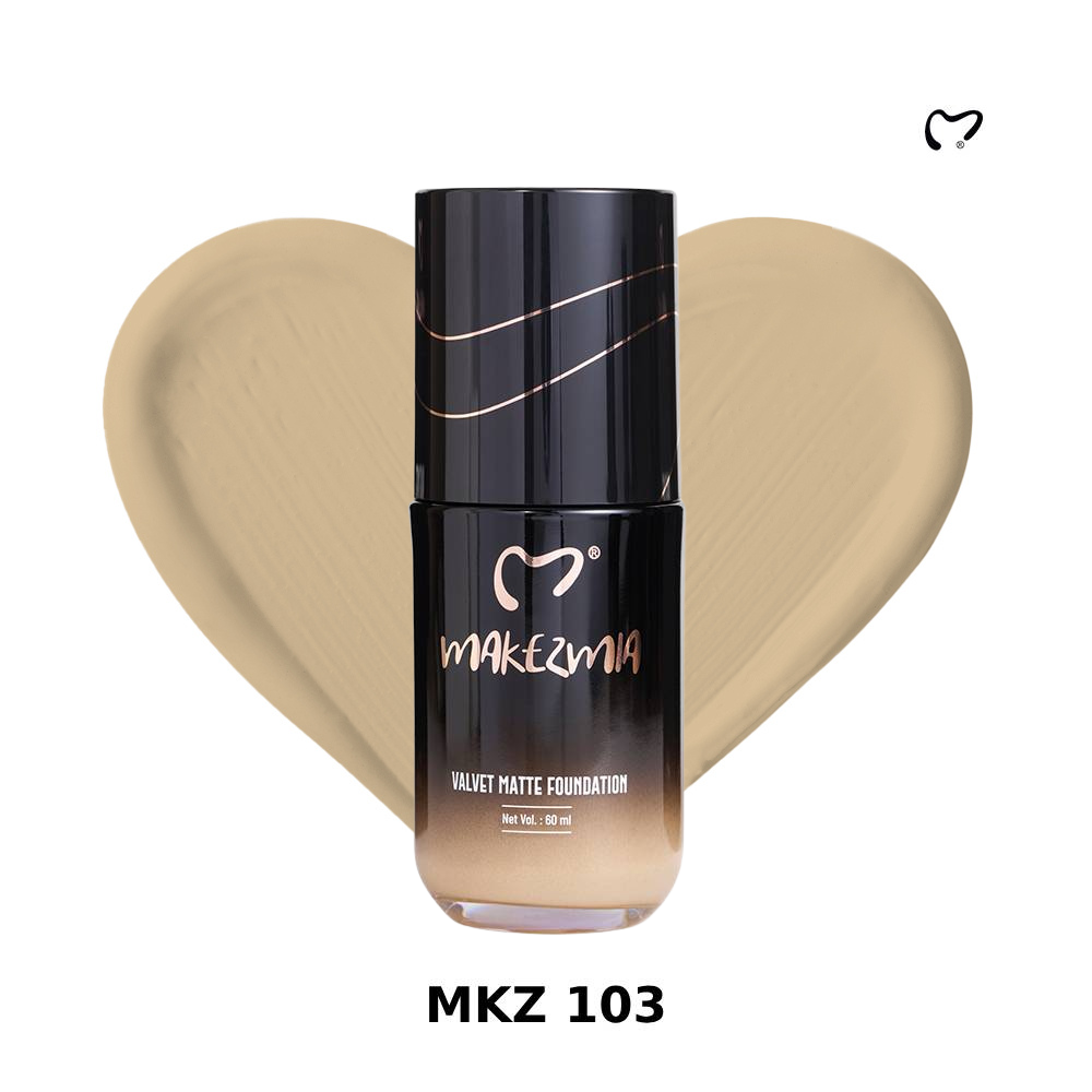 Makezmia Velvet Matt Foundation MKZ 103 (60ml)