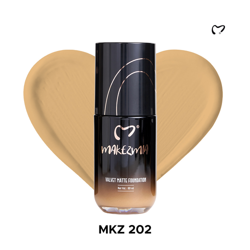 ファンデーション ma_k.y Makezmia Velvet Matt Foundation MKZ 202 (60ml)