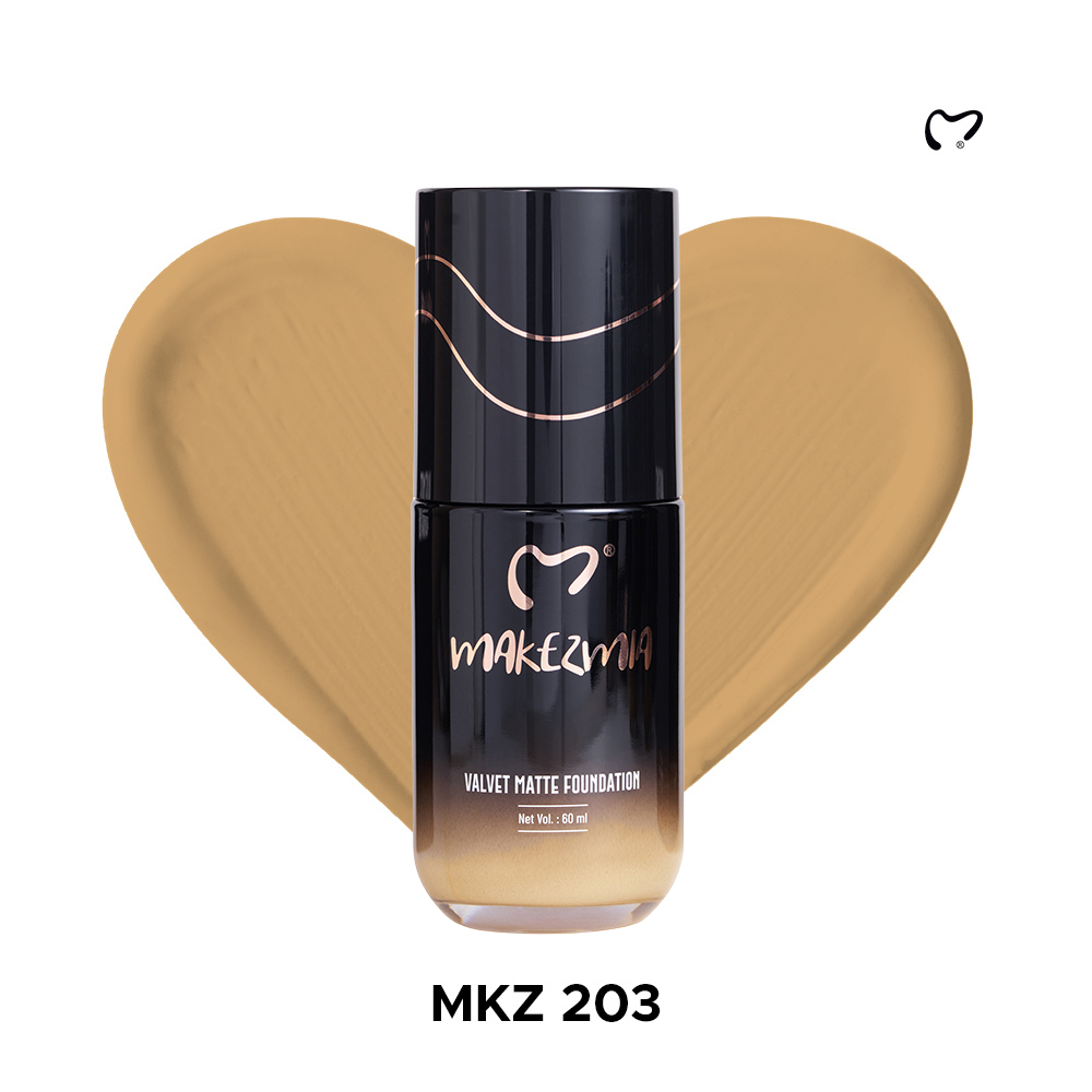 Makezmia Velvet Matt Foundation MKZ 203 (60ml)