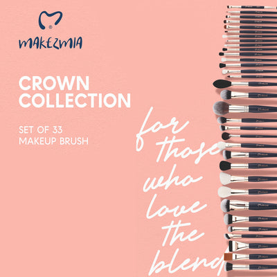 Makezmia Crown Collection 33 pieces Makeup Brush Set