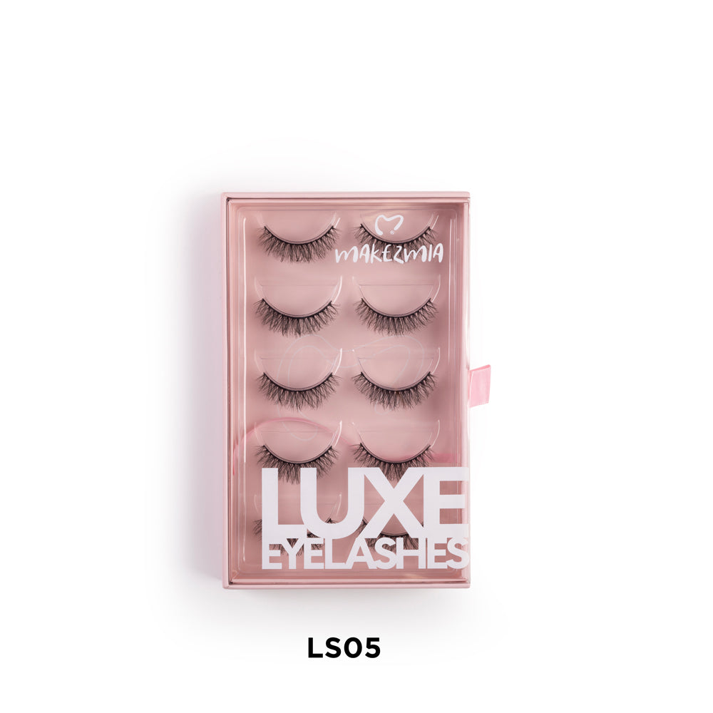 Makezmia Luxe Eyelashes – 5 Pairs - LS05