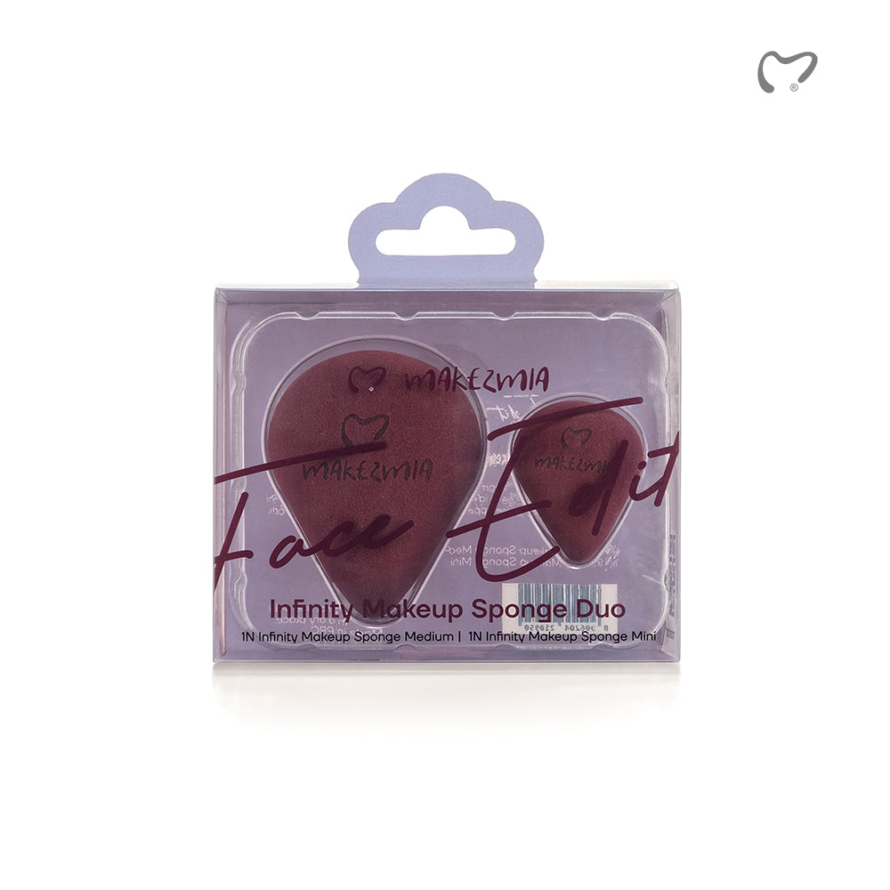 Makezmia Infinity Makeup Sponge Duo retail pack front
