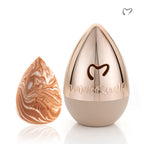 Makezmia Face Edit Pure Blend marbled teardrop makeup sponge with protective case