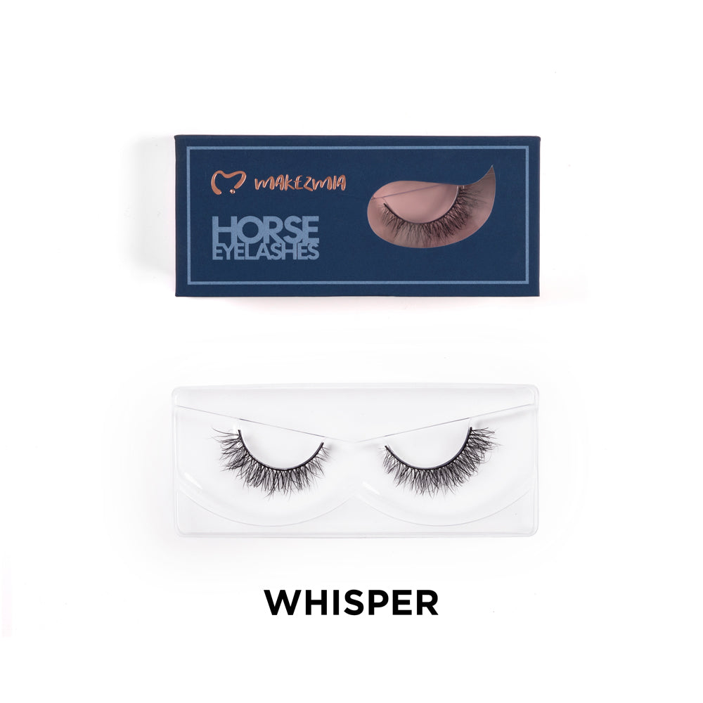 Makezmia Horse Eyelashes - Whisper